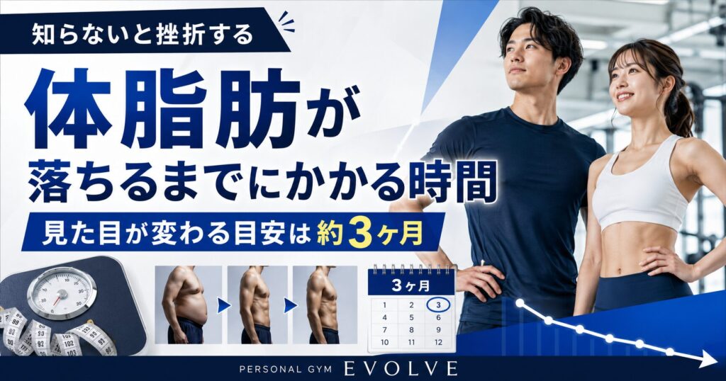 体脂肪が落ちるまでにかかる時間