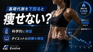 基礎代謝以下のダイエット
