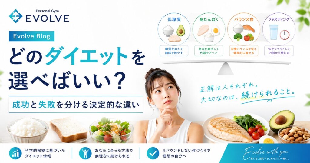 ダイエットの選び方